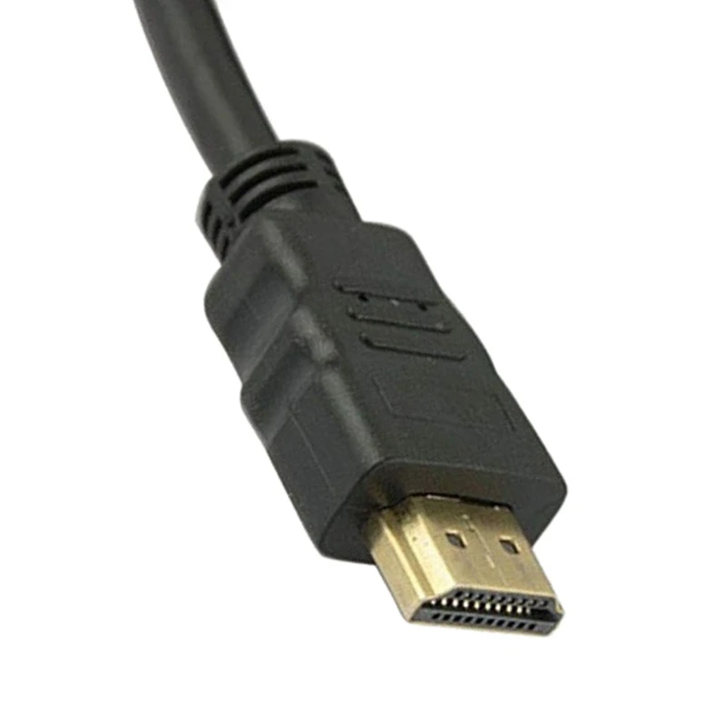 Высокоскоростной HDMI к VGA Кабель-адаптер 1080P HD позолоченный HDMI Мужской к VGA Мужской видео конвертер адаптер для HDMI оборудованной системы