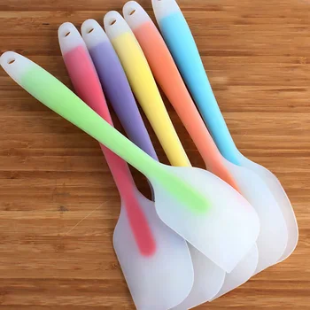 

Baking Scraper Shovel Bakery Cake Baking Tool Kitchen Food Grade Non Stick Spatula Butter Spoon Cooking Silicone Spatula Rubber
