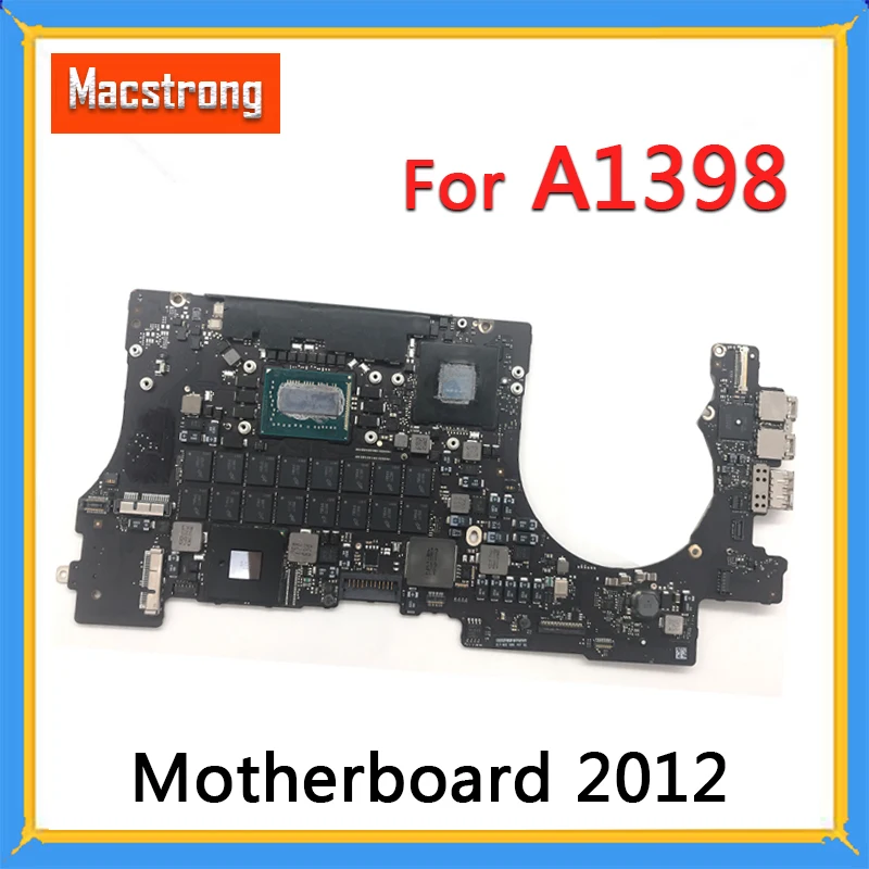 Протестированная материнская плата A1398 для MacBook Retina 15 дюймов 2 ГГц/2 4 6 ГГц/8 ГБ 16 ОЗУ
