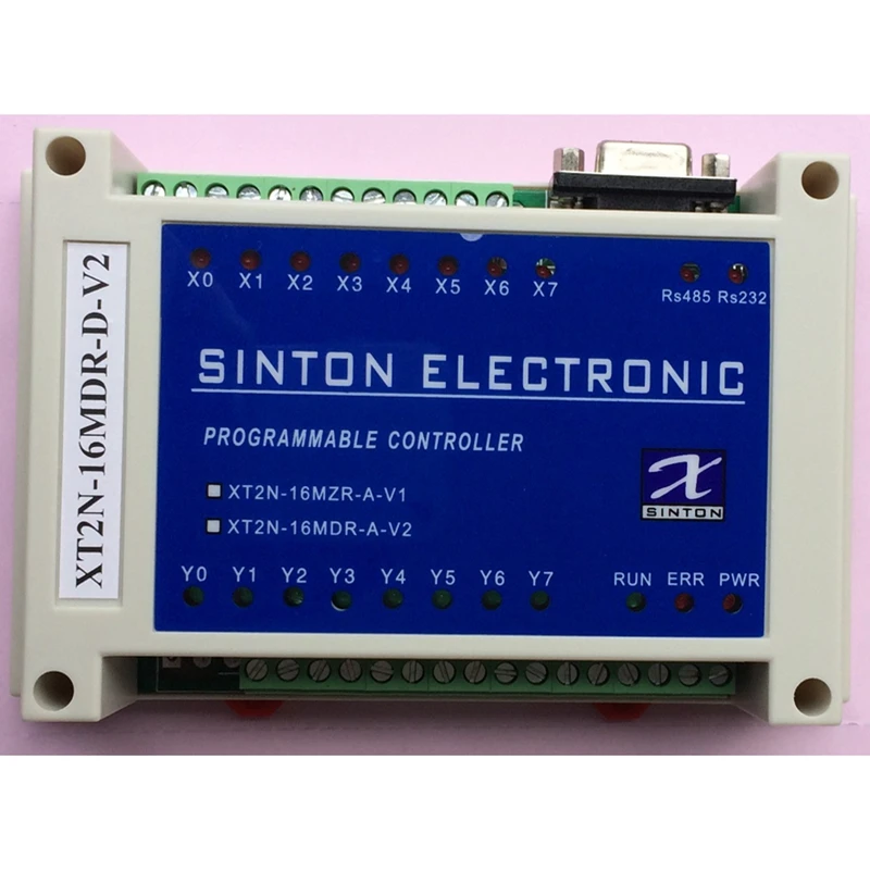 

PLC Controller FX2N-16MR DC 24V Serial Port RS232 Supports Online Download Monitoring Touch Screen Text Shutdown and Hold