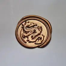 Пользовательский дизайн дракон воск печать приглашение набор для сургучной печати Печать Упаковка воск печать Тотем сургучные печати