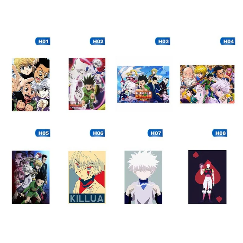 Аниме Hunter x Art Paper Poster Print 42*29 7 см настенные картинки для декора гостиной Killua GON
