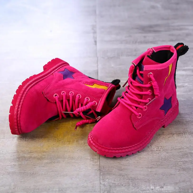 

Brand New Fashion Kids Rubber Boots Autumn Winter Boys Girls Ankle Boots Mixed Colored Children's Martin Boot