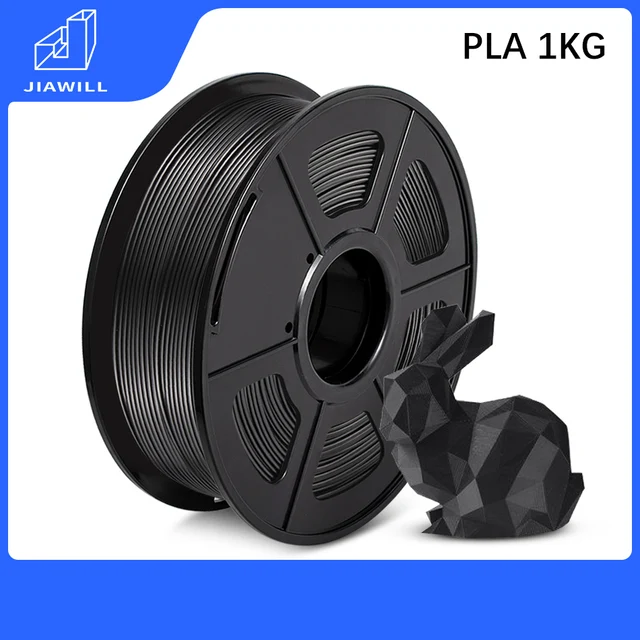 PLA SILK PLA PLUS PETG 3D Printing Filament For FDM3D Printer Filament PLA 1KG 1.75MM Free Shipping PLA Black 1KG
