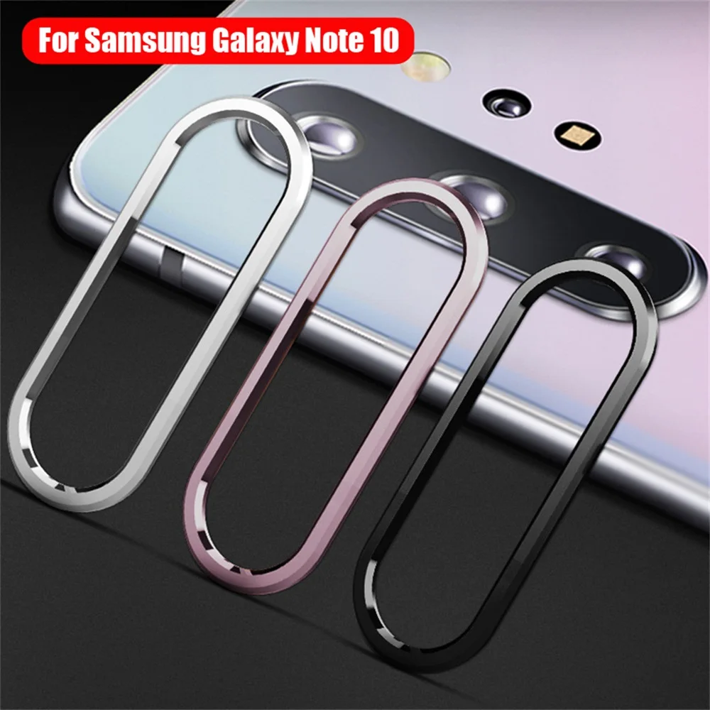

Fashion Metal Camera Lens Protector Screen Camera Cover Case Protective Ring Guard for Samsung Galaxy Note 10 / Note 10 Plus