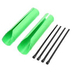 Premium Motorcycle Fork Guard Front Fork Tube Cover for Off - Road and Enduro Bikes (Green)