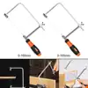 DIY Coping Saw Adjustable Woodworking Nonslip Handle Lightweight Portable Multifunctional Hand Saw Frame for Cutting Woodworking 5