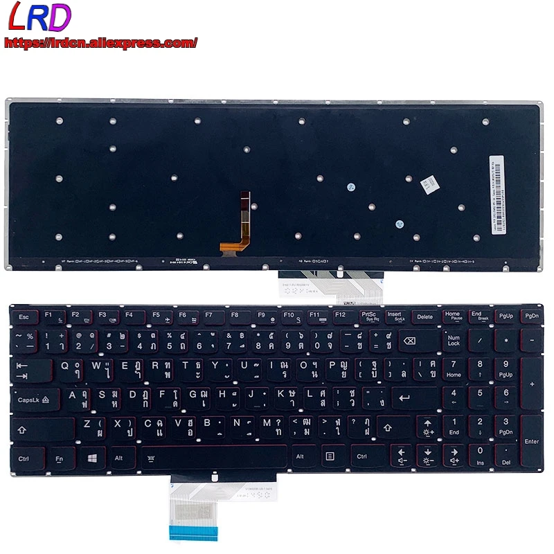 

New Original TH Thai Backlit Keyboard for Lenovo Y50-70 Y50-70T Y70-70 Touch Laptop 25215962 25215993