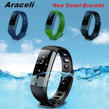 

2020 New Smart Bracelet Bluetooth Waterproof Heart Rate Fitness Tracker SmartBracelet Sport Passometer Wristband Smart Bracelet
