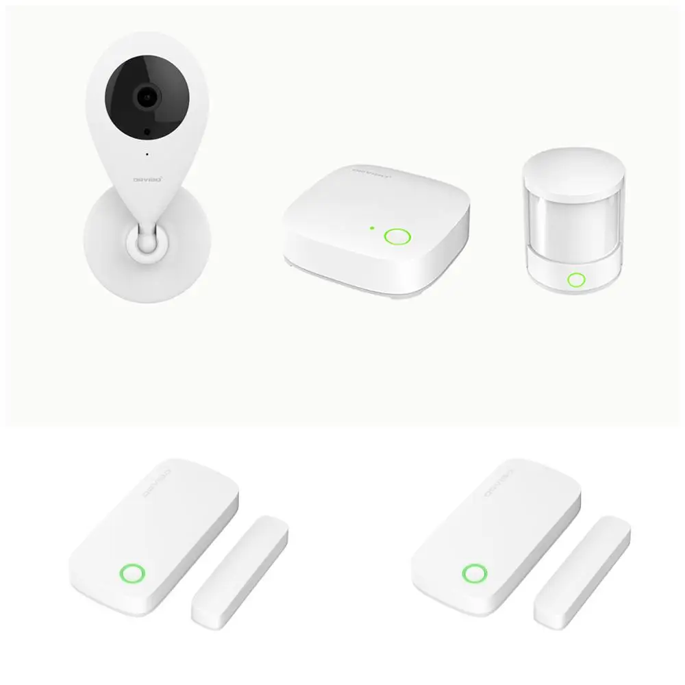 Orvibo ZigBee Smart Home Security Kit pro Controller Hub Smart Remote Control,Zigbee Motion Sensor Door& Window Sensor - Цвет: Kit 2