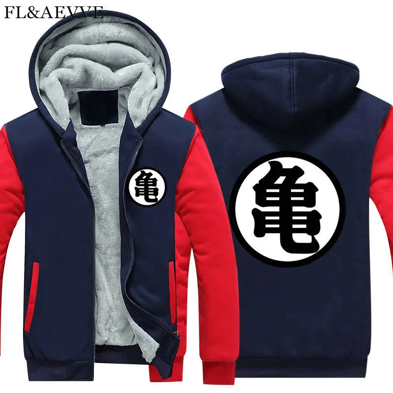 Best Price Зимние куртки и пальто Dragon Ball Z толстовка с капюшоном Аниме Сон Гоку с капюшоном на толстой молнии для мужчин теплый длинный кардиган на молн... Best Price Зимние куртки и пальто Dragon Ball Z толстовка с капюшоном Аниме Сон Гоку с капюшоном на толстой молнии для мужчин теплый длинный кардиган на молн...
