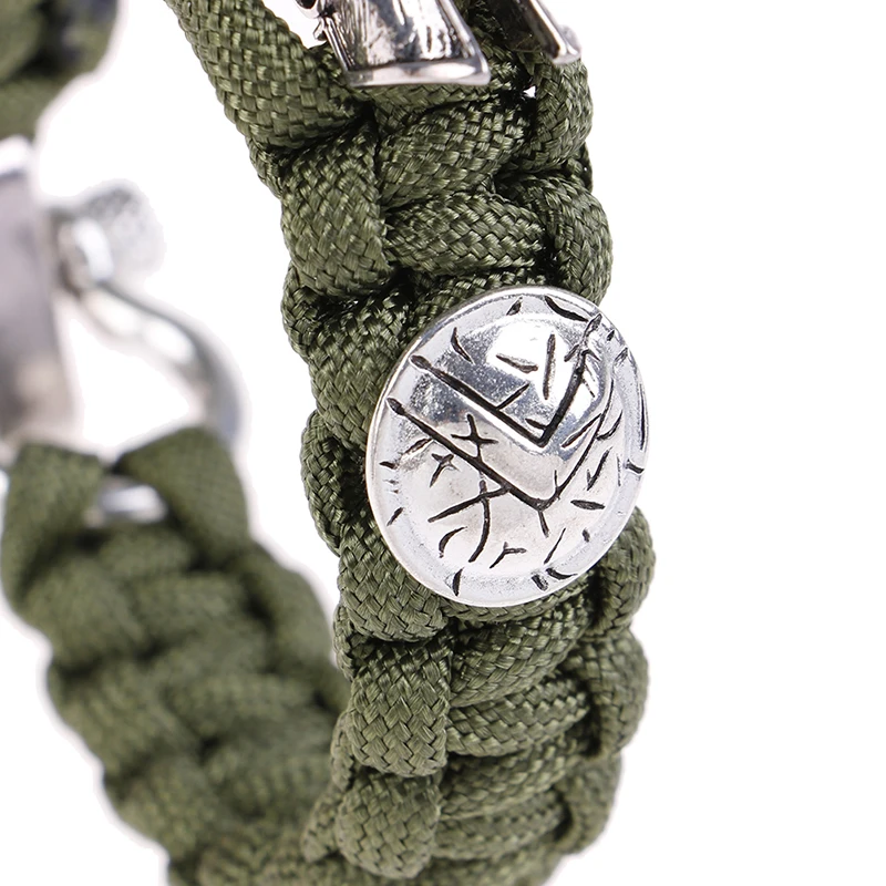 Мужской браслет Pulseira Masculina, роскошные походные инструменты для выживания на открытом воздухе, ручной работы, веревочные браслеты, винтажные женские браслеты