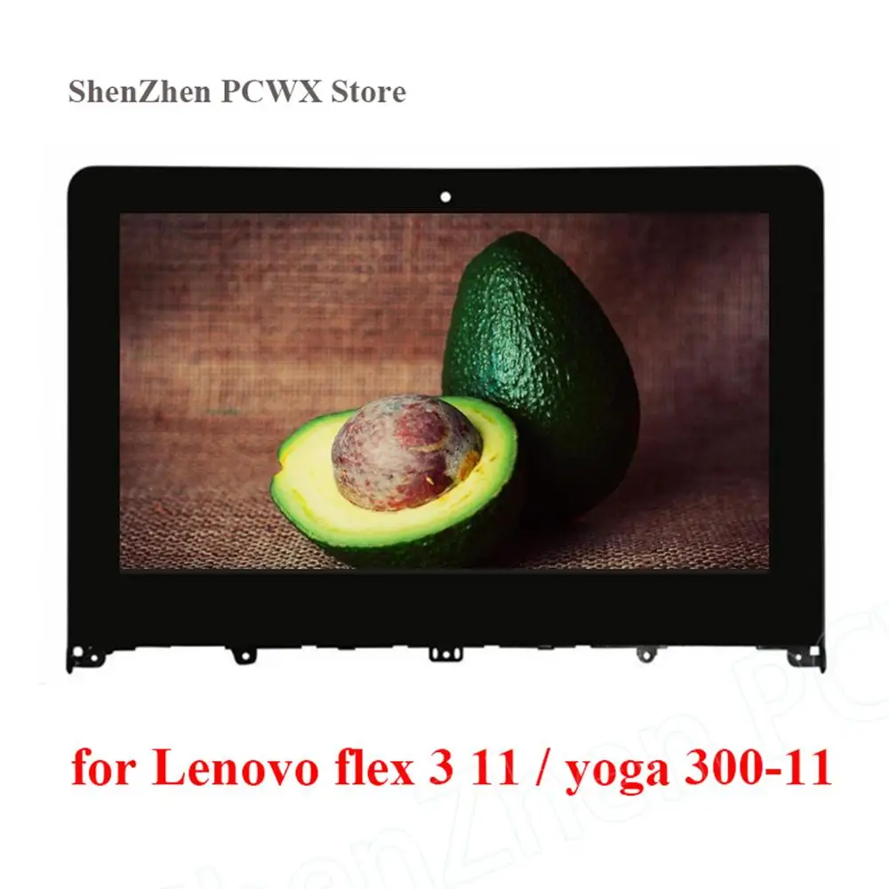 11.6" LCD Laptop Touch Screen Assembly for lenovo ideapad yoga 330 330-11 flex 3 11 330-11IBY 300-11IGM 1366*768 | Компьютеры и