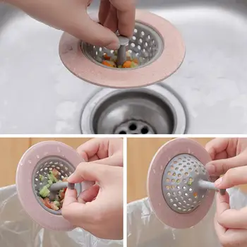 

1pcs Kitchen Sink Funnel Filter Bathroom Shower Floor Bathroom Drain Anti-blocking Kitchen Accessories Filter U5W0