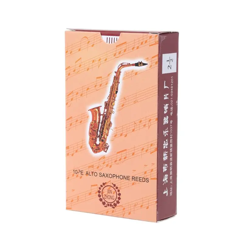 Saxophone Reeds Parts Accessories 10pcs/set Alto Saxophone Reeds 2.