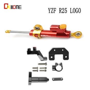 

1 Set Aluminum Motorcycle Accessories Steering Stabilize Damper Bracket Mount kit For Yamaha YZF-R25 YZF R25 20142015 2016 2017