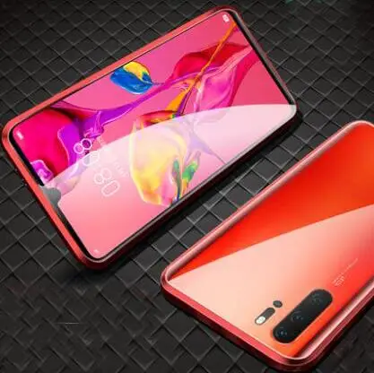Red Двусторонний чехол с магнитной адсорбцией на 360 градусов для huawei Honor 20 Lite Pro 10 8X 9X View 20 V20 чехол для телефона - Цвет: Red