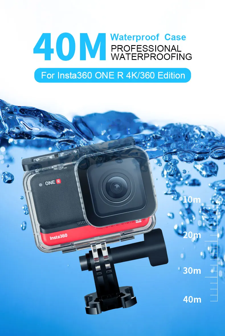 Telesin 40m Underwater Waterproof Housing Case Protector Storage Bag For Insta360 One R 4k Edition Camera Case Accessories Sports Camcorder Cases Aliexpress Telesin 40m Underwater Waterproof Housing Case Protector Storage Bag For Insta360 One R 4k Edition Camera Case Accessories Sports Camcorder Cases Aliexpress