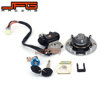 

Lockset Ignition Key Switch Fuel Gas Cap Lock Key For SUZUKI GSXR600 GSXT750 GSX600 GSX750 GSX1200 TL1000S TL1000R