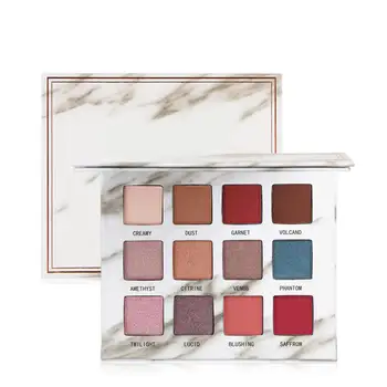 

12 Colors Marble Eye Shadow Eyeshadow Palette Inner Artist Pressed Exquisite High Quality Eye Shadow Makeup Palette
