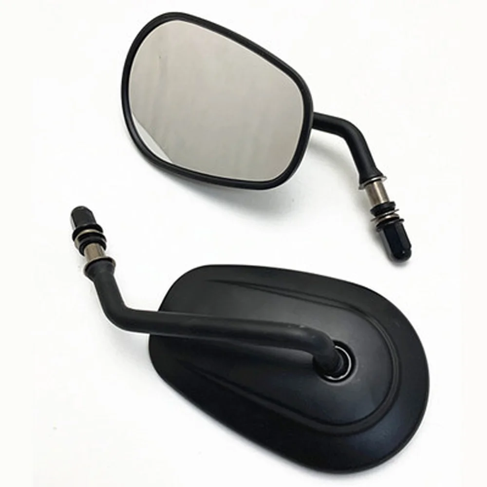 

New For Harley Sportster 883 1200 1990-2013 Models 2pcs Aluminum Alloy Black Motorcycle Rear View Mirrors Motorcycle Accessories