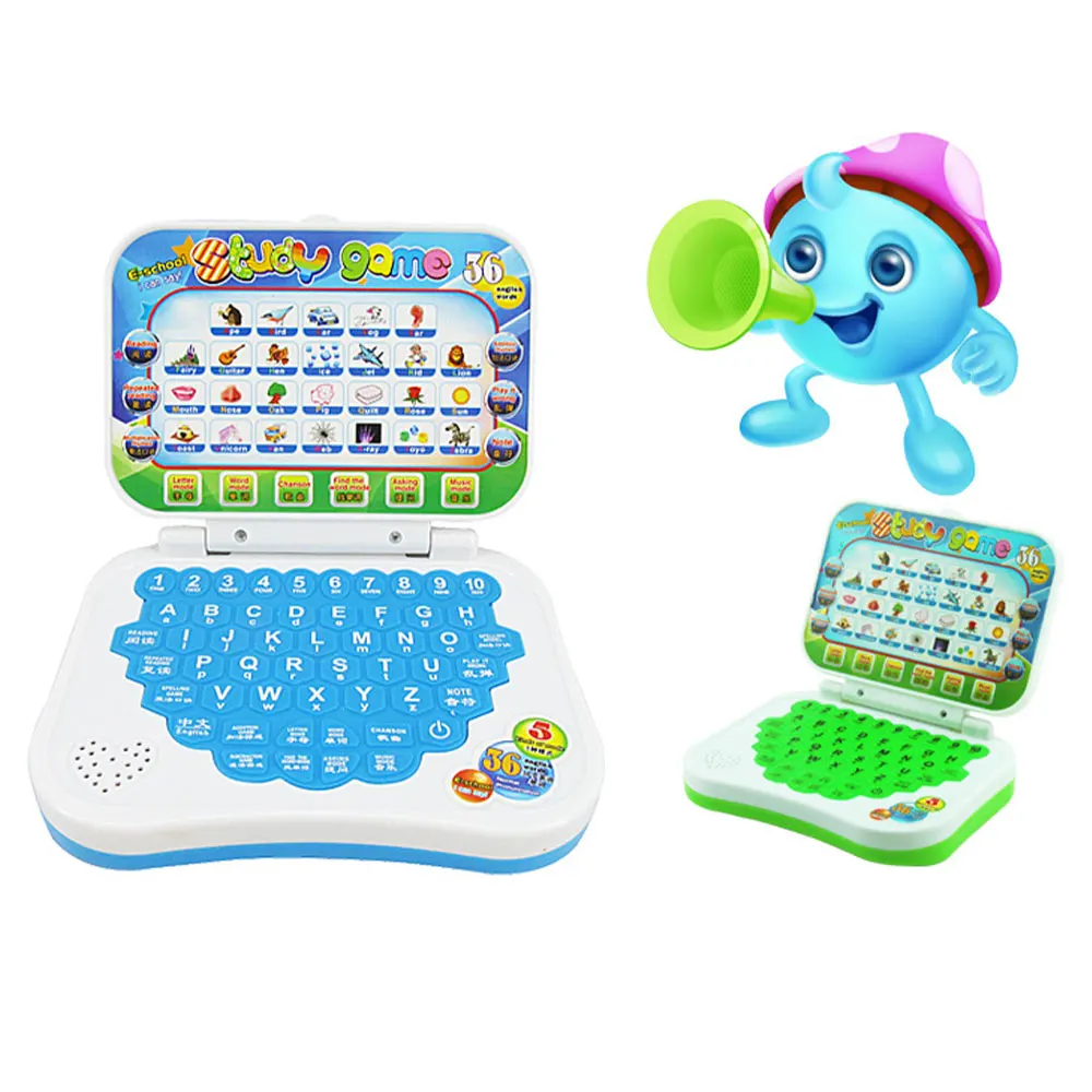 children Educational Machine Toys For Baby Kids Pre School Laptop Computer Game Educational Learning Study Toy With High Quality