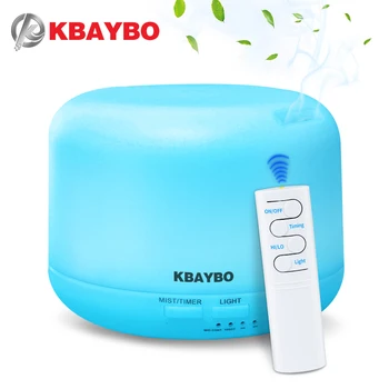 

300ml USB Remote Control Ultrasonic Humidifier Electric Aromatherapy Essential Oil Diffuser with 7 Color LED Light for household