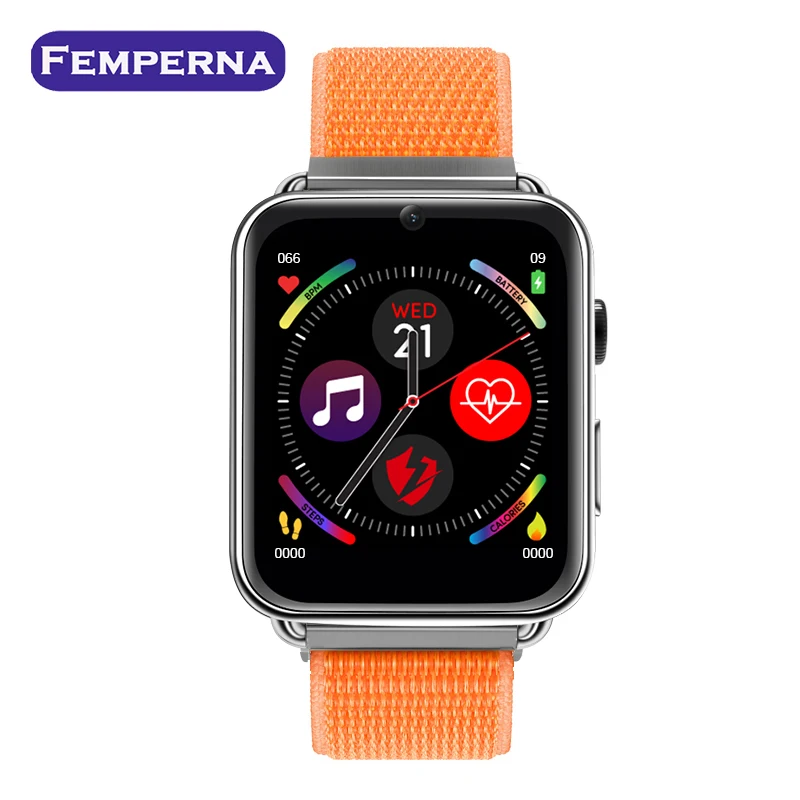 

Femperna LEM10 Smart Watch Men 4G IP67 3GB+32GB GPS Heart Rate Test Step Smart Watch Women for Independent Card Call