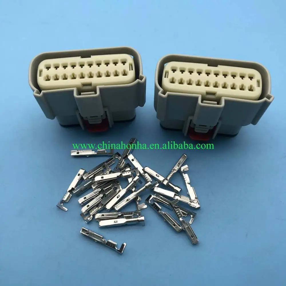 1 pcs 20-контактный штепсельный жгутовый разъём автомобильной проводки 33472-2007 334722007 разъем пластиковый корпус - Название цвета: 1 pcs