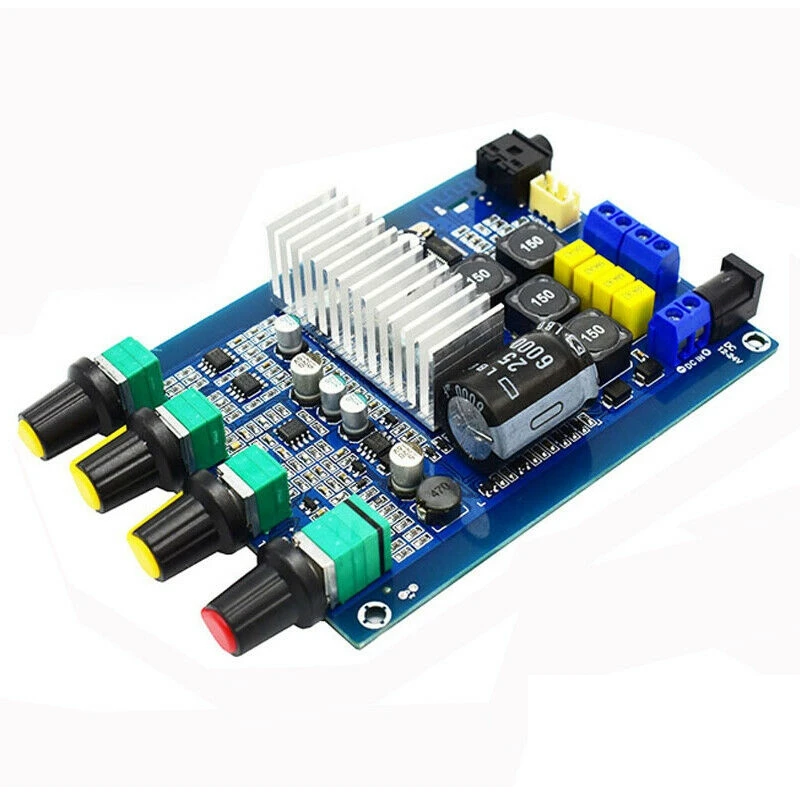 

TPA3116D2 Bluetooth 5.0 Digital Amplifier 2.0 o Power Amplifier Board 50Wx2 with Function Switch Source Change