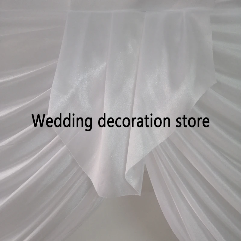 Table Skirt Swag Drape Wedding Use 0.8x3M Long table skirt