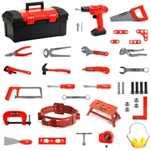 41 шт., детский инструмент для искусственного обслуживания, электрическая дрель, отвертка, ремонтные игрушки, ABS инженерный инструмент для обслуживания, игрушки, подарки