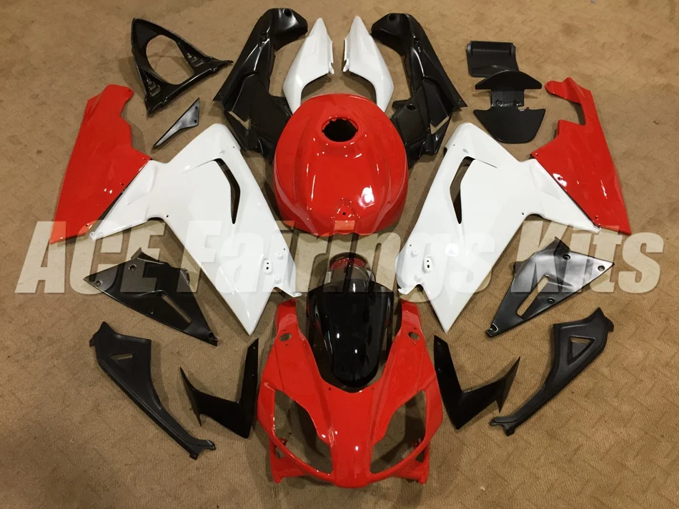 

New Injection molding Fairing Kit Fit for Aprilia RS125 06 07 08 09 10 11 RS4 RSV 125 2006--2011 Fairings set glossy red white