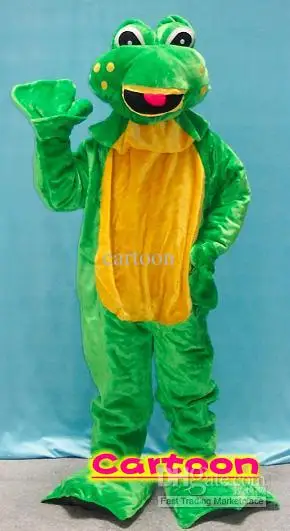 

Classic Version customized green special frog Mascot Costume Adult Halloween Birthday party cartoon Apparel Cosplay Costumes