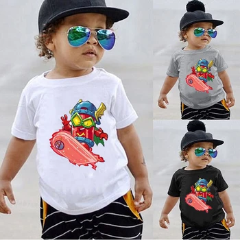 

Fashion Cotton Superzings Series 6 Boys Girls T-Shirts Children Kids Cartoon Print T Shirts Baby Child Tops Clothing Tee 90-120