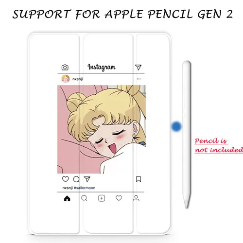 Милый Элегантный чехол Sailormoon для девочек, для 11-дюймового iPad Pro, Прочный Магнитный Тонкий Смарт-Чехол для iPad Pro 11 выпуска(3-го поколения - Цвет: simple girl