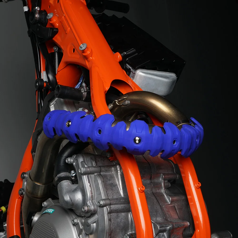 4 Stroke Exhaust Pipe Guard Protector Cover For Husqvarna FC FE 250 350 450 501 For KTM HUSABERG SHERCO YAMAHA HONDA BETA SUZUKI