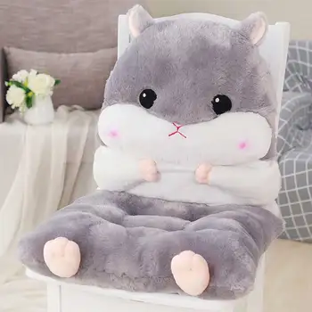 

1pc Hamster Detachable Cushion Plush Toy Doll Warm Hands Napping Pillow For Drop Ship