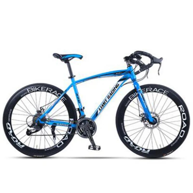 Road Bike Bicycle 27 Speed 26 Inch Fat Bike Bend Anti Skid Male And Female Students Suitable for A Variety of Road Conditions