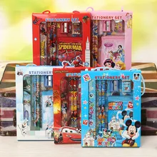 Новое поступление мультфильм 6 шт./компл. милые «Человек-паук», с рисунками Микки и Мышь HB деревянный карандаш с бумажник подарок на день рождения для детей школьные канцелярские принадлежности