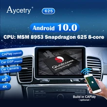 Snapdragon Android 10 auto radio Für Mercedes benz ML ML-Klasse W166 GL X166 auto stereo audio navigation multimedia player