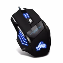 Professional USB Wired Gaming Computer Mouse 5500 DPI Optical LED Lighting Mouse Gamer for Computer PC x8 super quiet wireless gaming mouse 2400dpi rechargeable computer mouse optical gaming gamer mouse for pc black drop shipping