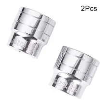 Utoolmart популярный комплект одежды из 2 предметов 1/2 привод, маленького размера, круглой формы с диаметром 32 мм 6-точечный мост гайка с шестигранной головкой хром-ванадиевой Сталь 42 мм Общая Длина шестиугольная сливового цвета с длинным рукавом