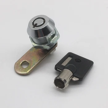

100 pieces 17mm high-quality keyed alike tubular key locker door cam lock