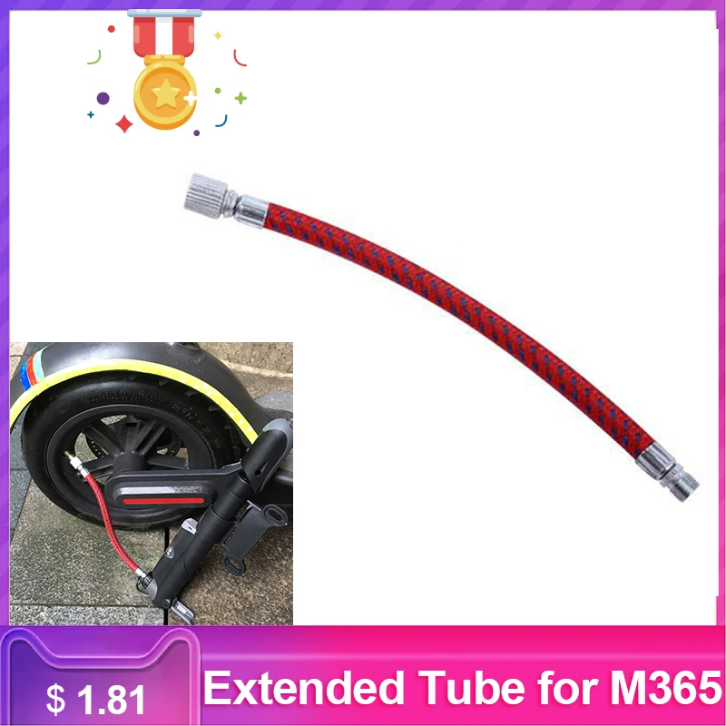 Inflator Tube Scooters Tyre Pump Air Inflator Extended Tube For Xiaomi