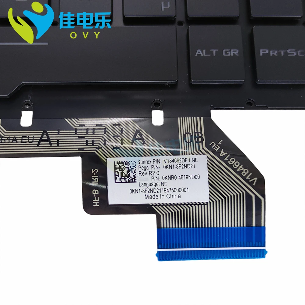 NE 븣 RGB Ʈ Ű Asus ROG Zephyrus GU502 GA502 GX502 ӿ Ʈ Ű, äο Ʈ 0kn-r0 4619ND00