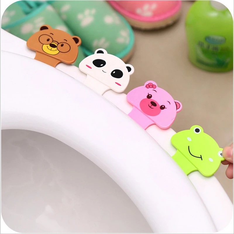 Toilet cover Multi-animal Shape Cartoon Large Portable Toilet Handle Uncovering Device