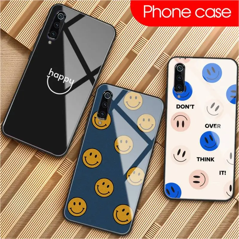 Мультяшный чехол Smile для телефона Xiaomi Mi 6 8 8Lite Redmi Note7 5 стеклянный | Мобильные