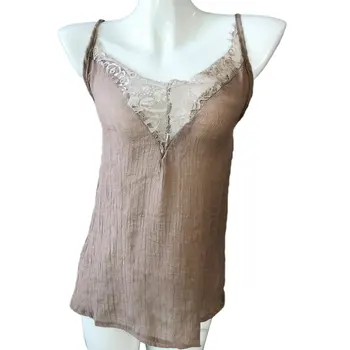 

New Sexy lace deep V-neck sleeveless loose camisole cardigan camisole ladies top fashion practical portable women tops