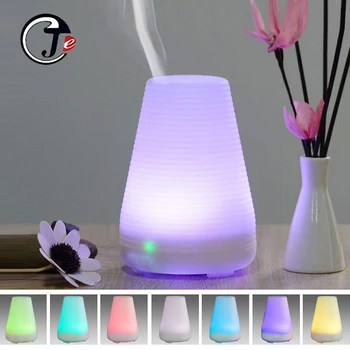 

Home Ultrasonic Humidifier 7 Color Changing 100ml Air Humidifier Aroma Diffuser Essential Oil Mist Maker LED Light for Office